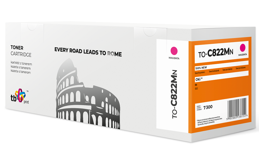 Toner TB kompatibilný s OKI C822 TO-C822MN MA