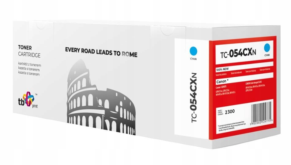 Toner TB kompatibilný s Canon TC-054CXN CY