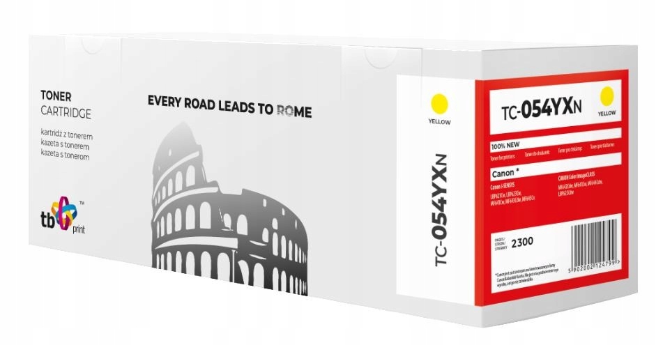 Toner TB kompatibilný s Canon TC-054YXN YE