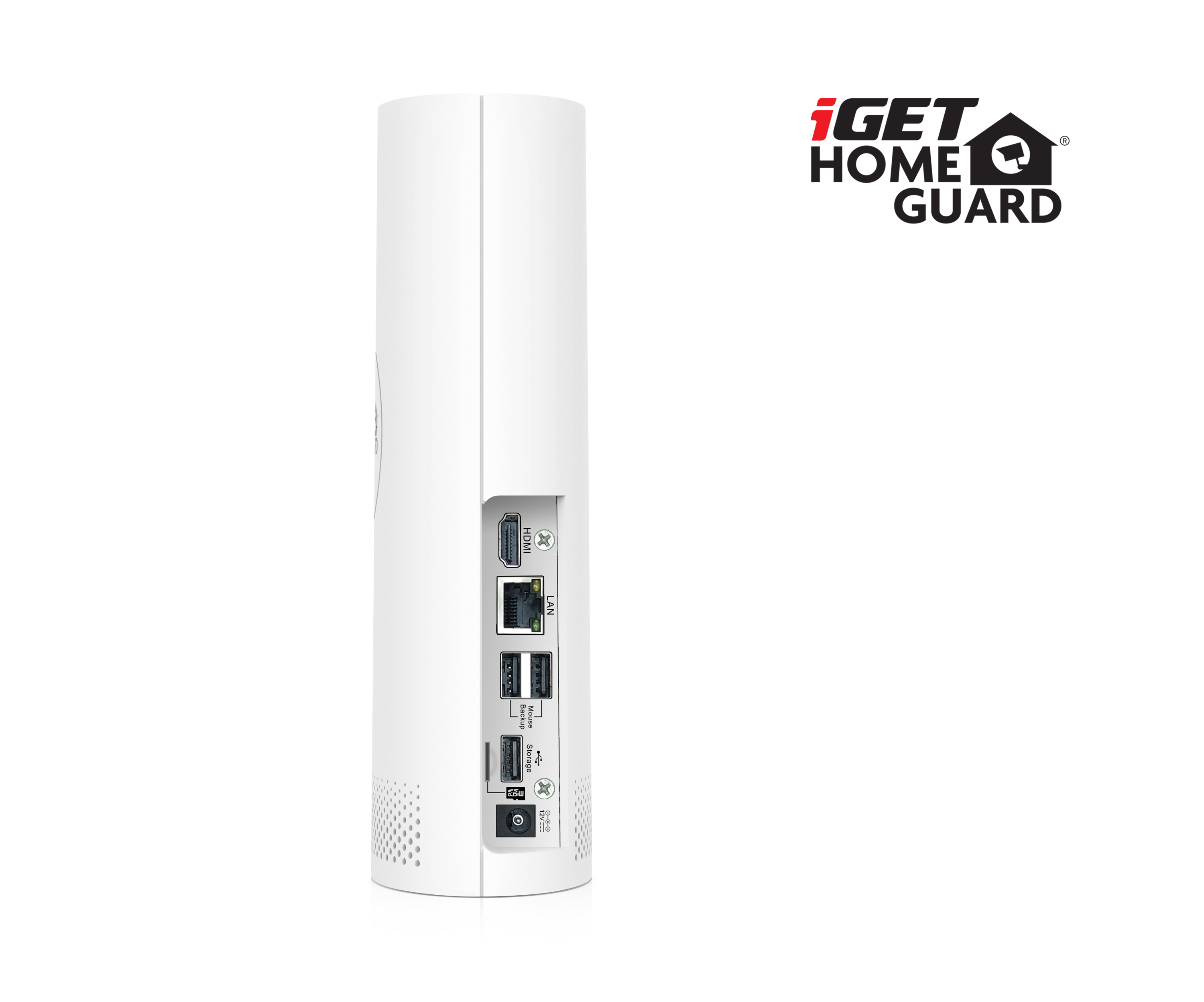 iGET HGNVK88002P - batériový bezdrôtový WiFi set FullHD 1080p, 8CH NVR + 2x FullHD kamera, aplikácia 