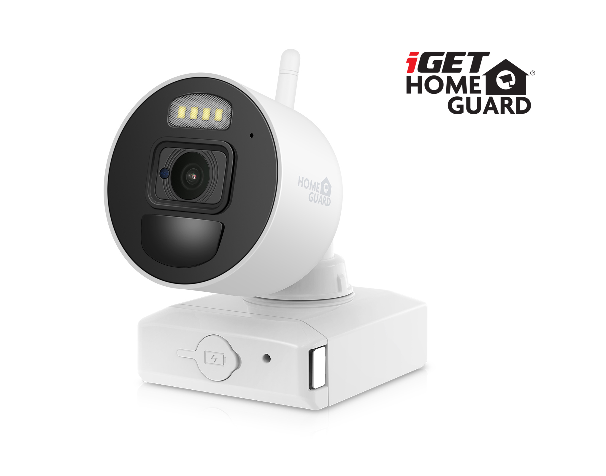 iGET HGNVK88002P - batériový bezdrôtový WiFi set FullHD 1080p, 8CH NVR + 2x FullHD kamera, aplikácia 