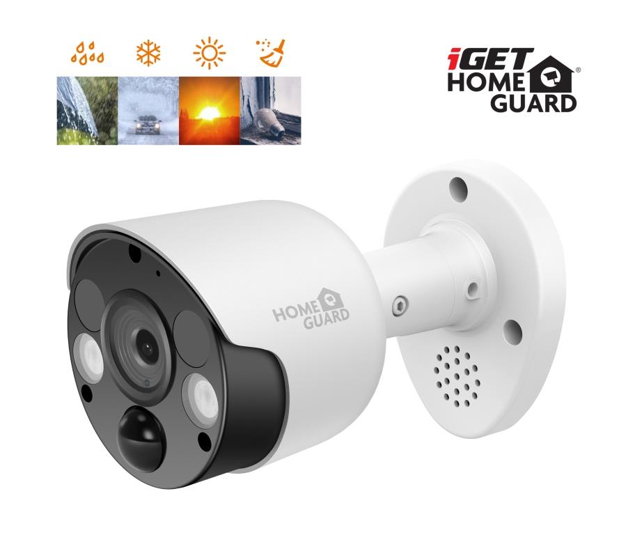iGET HGNVK936CAM - UltraHD 4K PoE IP kamera, SMART detekce, IP66, zvuk, noční přísvit 40m, ONVIF 2.6 
