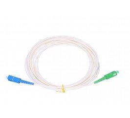 SC/ APC - SC/ UPC simplex 9/ 125 SM 2m arm.biely 3mm B3 LSZH
