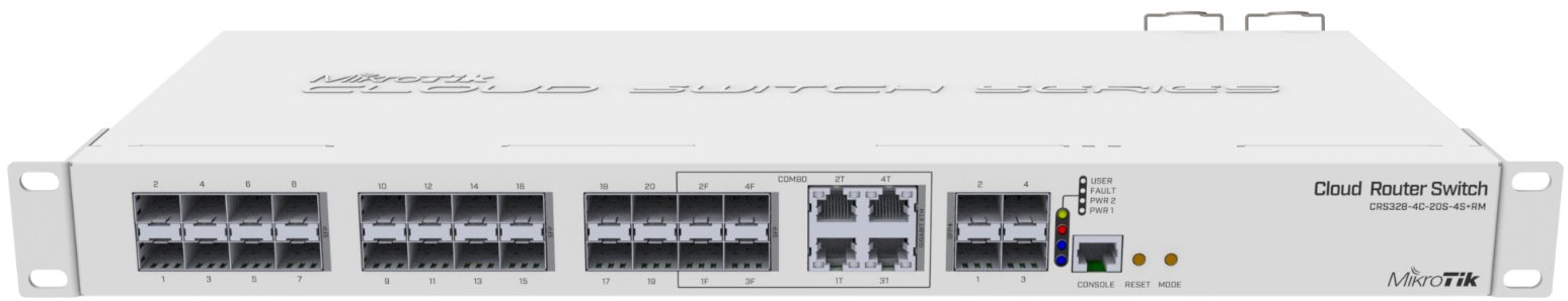 Mikrotik CRS328-4C-20S-4S+RM 28-port Gigabit Cloud Router Switch