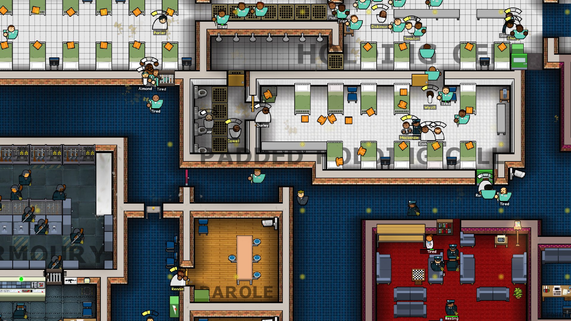 ESD Prison Architect Psych Ward Wardens Edition 