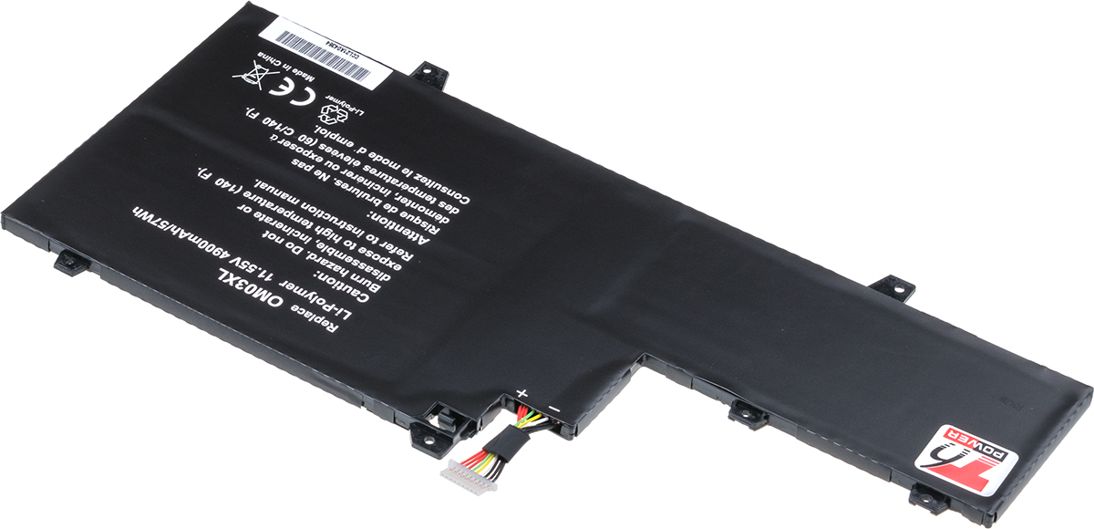 Batéria T6 Power pre HP EliteBook x360 1030 G2, 4900mAh, 57Wh, 3cell, Li-pol, type 1 
