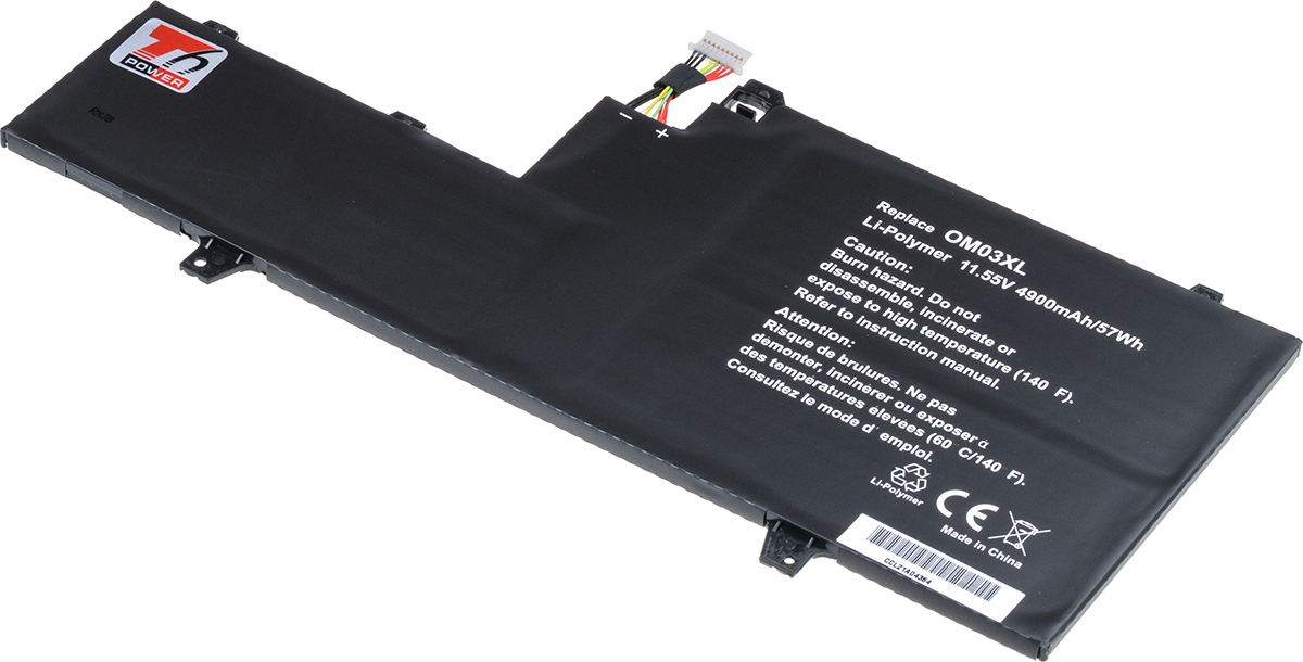 Batéria T6 Power pre HP EliteBook x360 1030 G2, 4900mAh, 57Wh, 3cell, Li-pol, type 1
