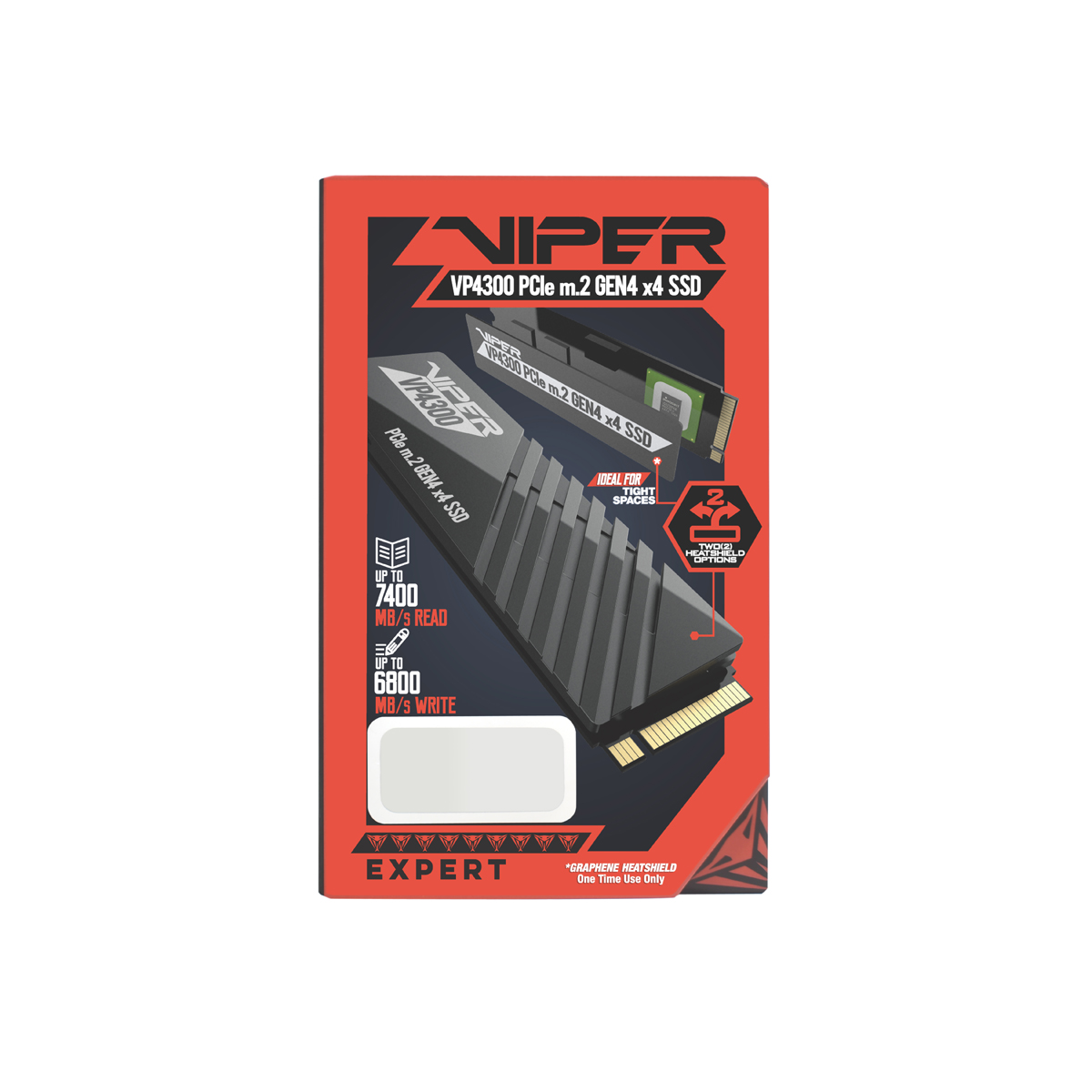 PATRIOT VP4300/ 2TB/ SSD/ M.2 NVMe/ Heatsink/ 5R 