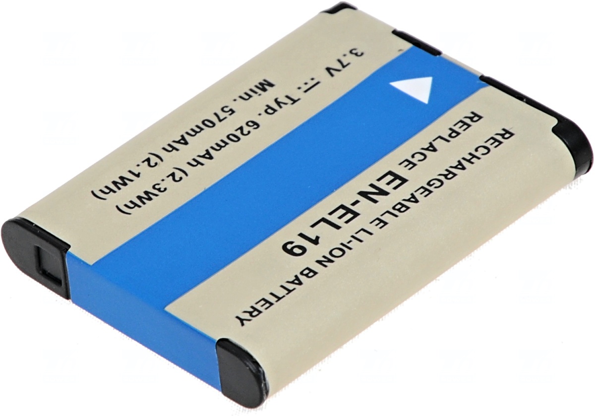 Batéria T6 Power pre Nikon EN-EL19, Sony NP-BJ1, 620mAh, 2, 3Wh 