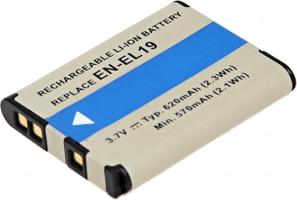 Batéria T6 Power pre Nikon EN-EL19, Sony NP-BJ1, 620mAh, 2, 3Wh