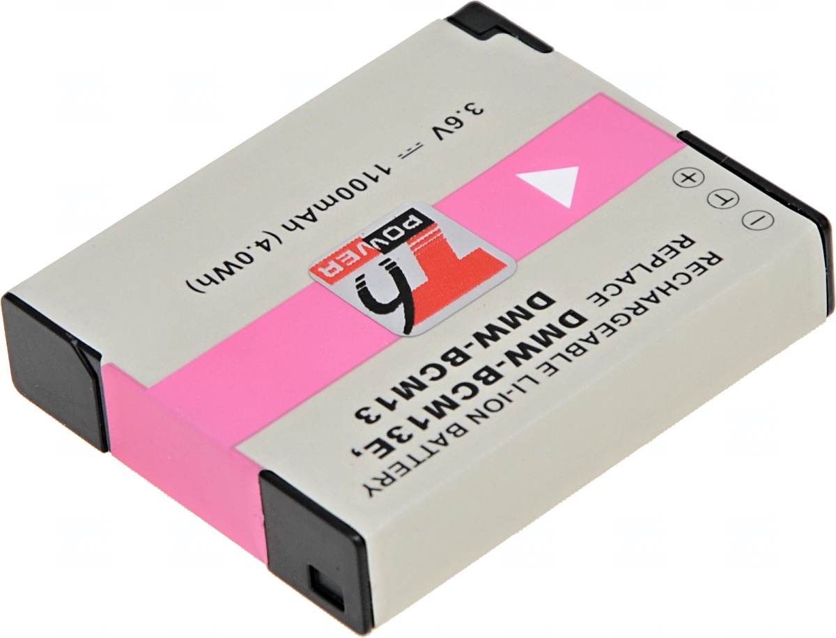 Batéria T6 Power Panasonic DMW-BCM13, DMW-BCM13E, 1100mAh, 4Wh 