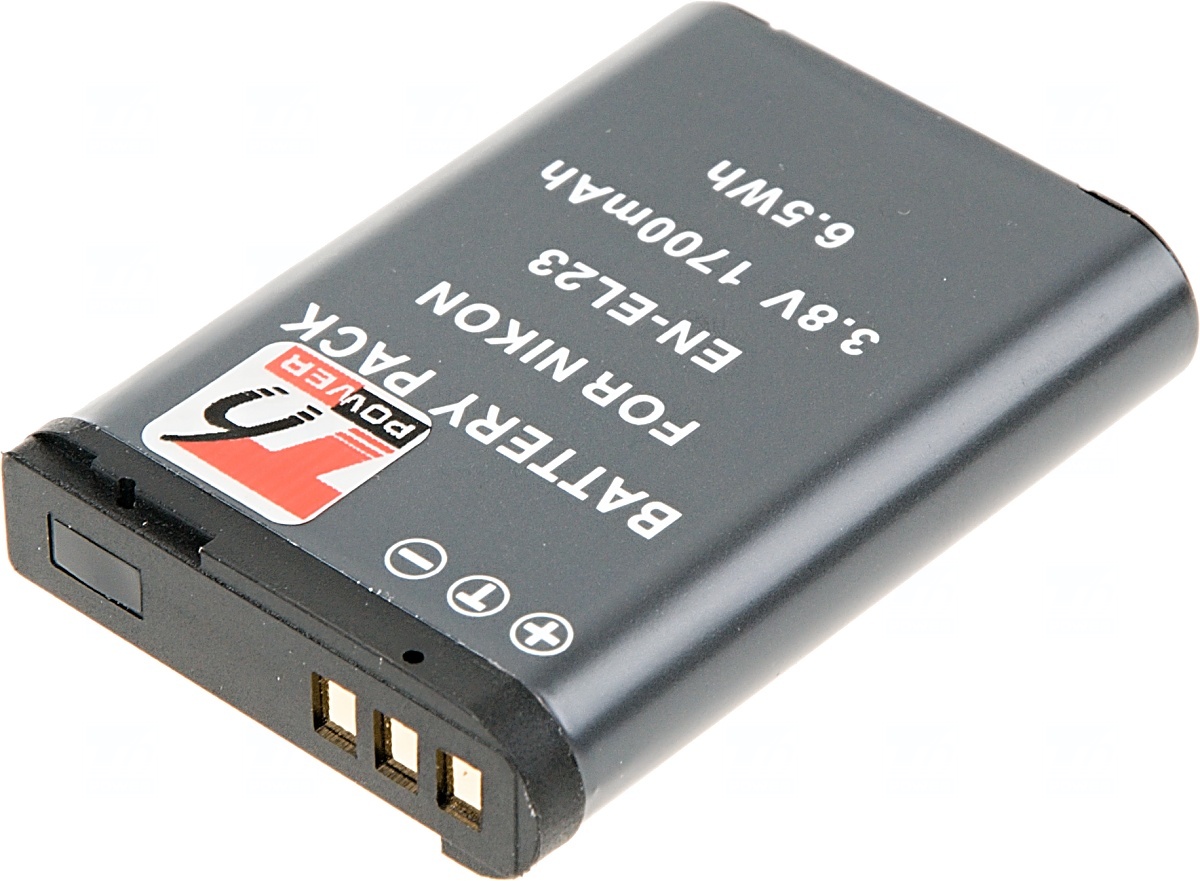 Batéria T6 Power pre Nikon EN-EL23, 1700mAh, 6, 5Wh