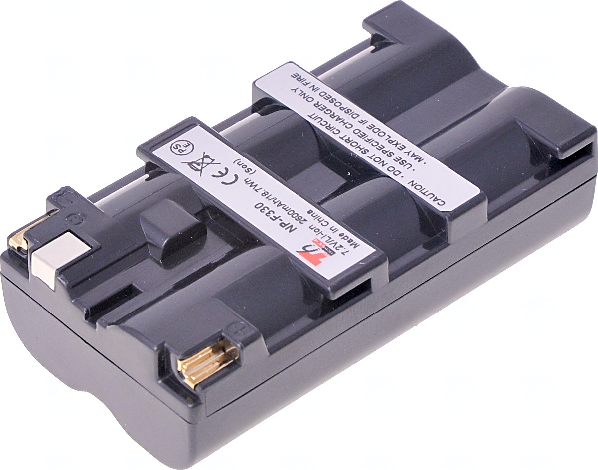 Batéria T6 power Sony NP-F330, NP-F530, NP-F550, NP-F570, 2600mAh, 18, 7Wh, sivá