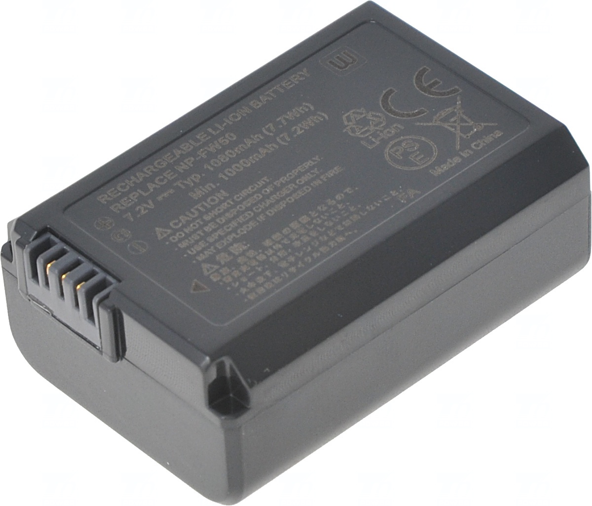 Batéria T6 power Sony NP-FW50, 1080mAh, čierna