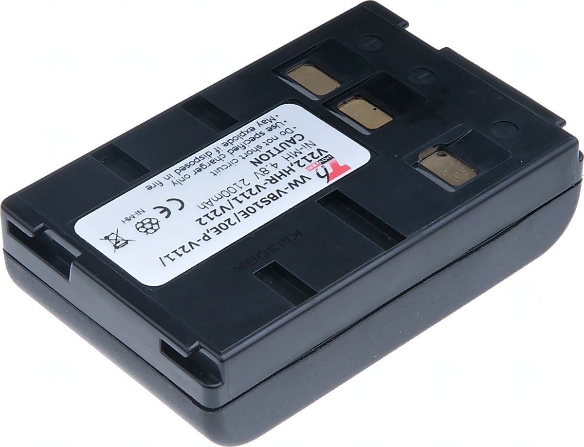 Batéria T6 Power pre Panasonic HHR-V211/ V212, Ni-MH, 2100mAh, 10.1Wh, čierna 
