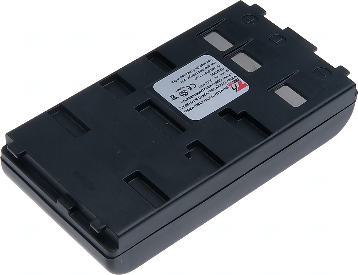 Batéria T6 Power JVC BN-V11U, BN-V12U, BN-V14U, BN-V18U, BN-V20U, BN-V22U, Ni-MH, 2100mAh, čierna 