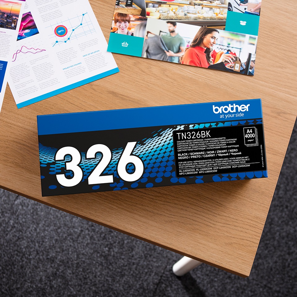 Brother TN-326BK, toner black, 4 000 str. 