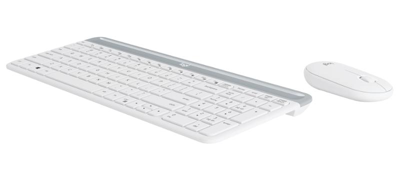 set Logitech slim Wireless MK470 - white, US 