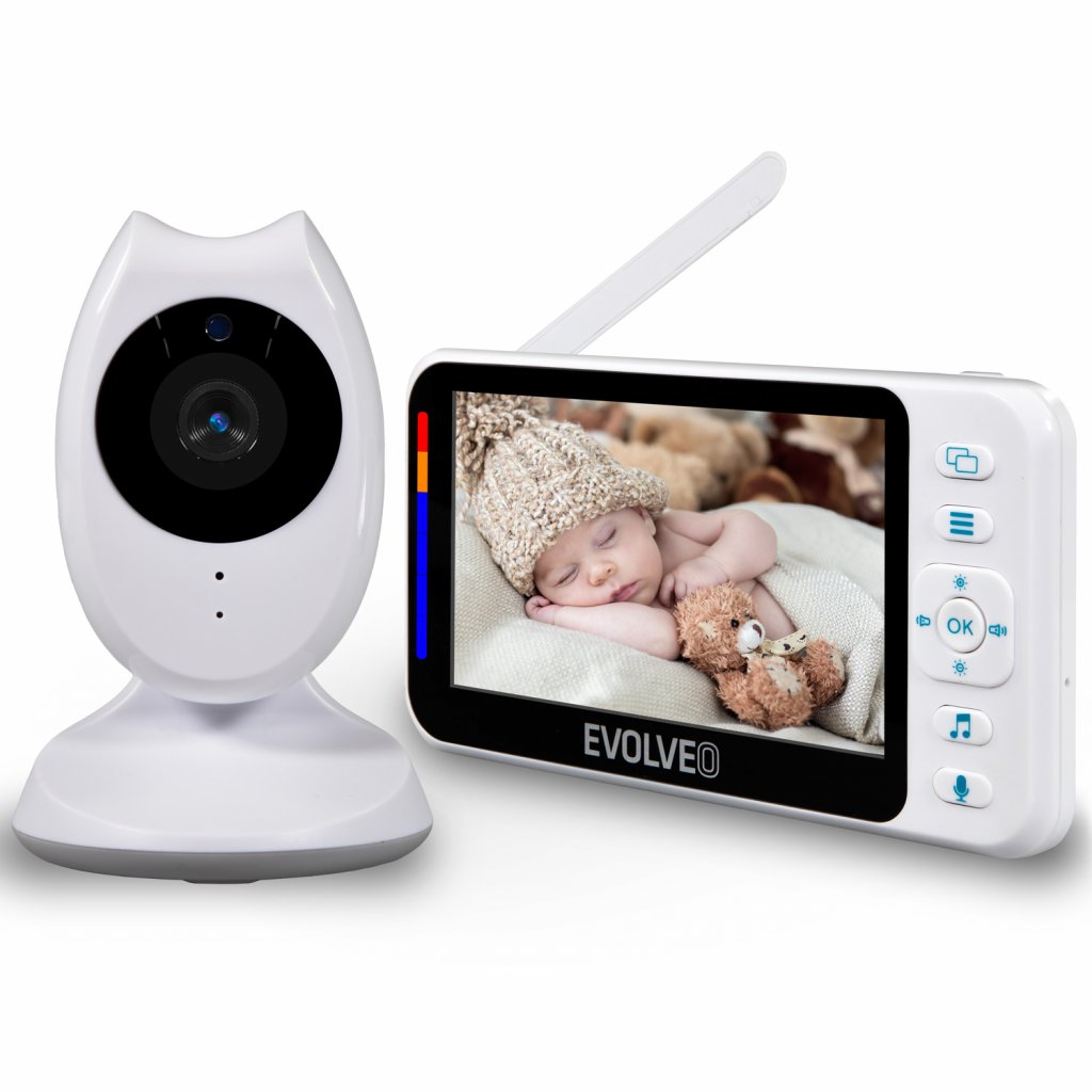 EVOLVEO Baby Monitor N4, detská video opatrovateľka 