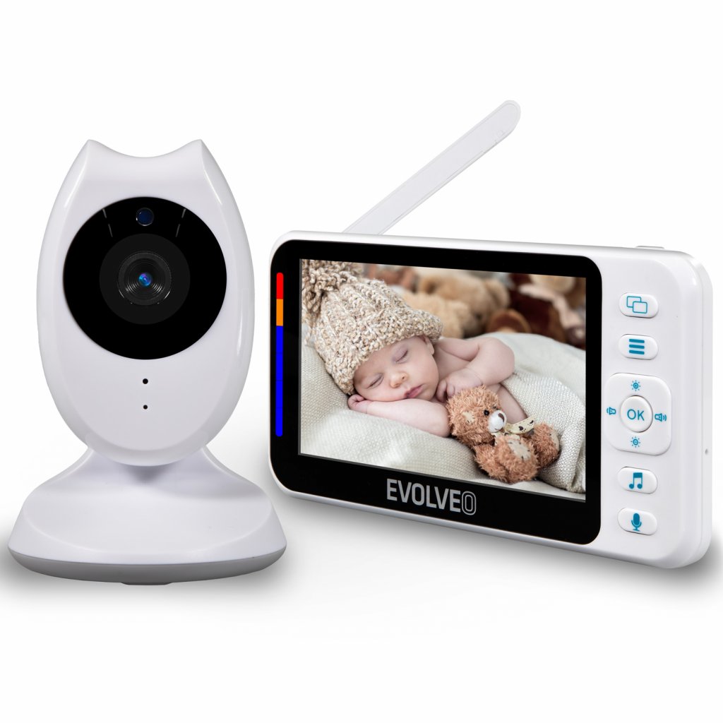 EVOLVEO Baby Monitor N4, detská video opatrovateľka