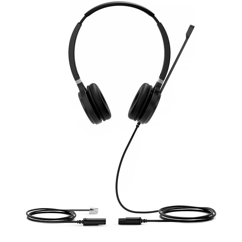 Yealink YHS36 Dual náhlavná súprava na obe uši s QD-RJ9 konektormi 