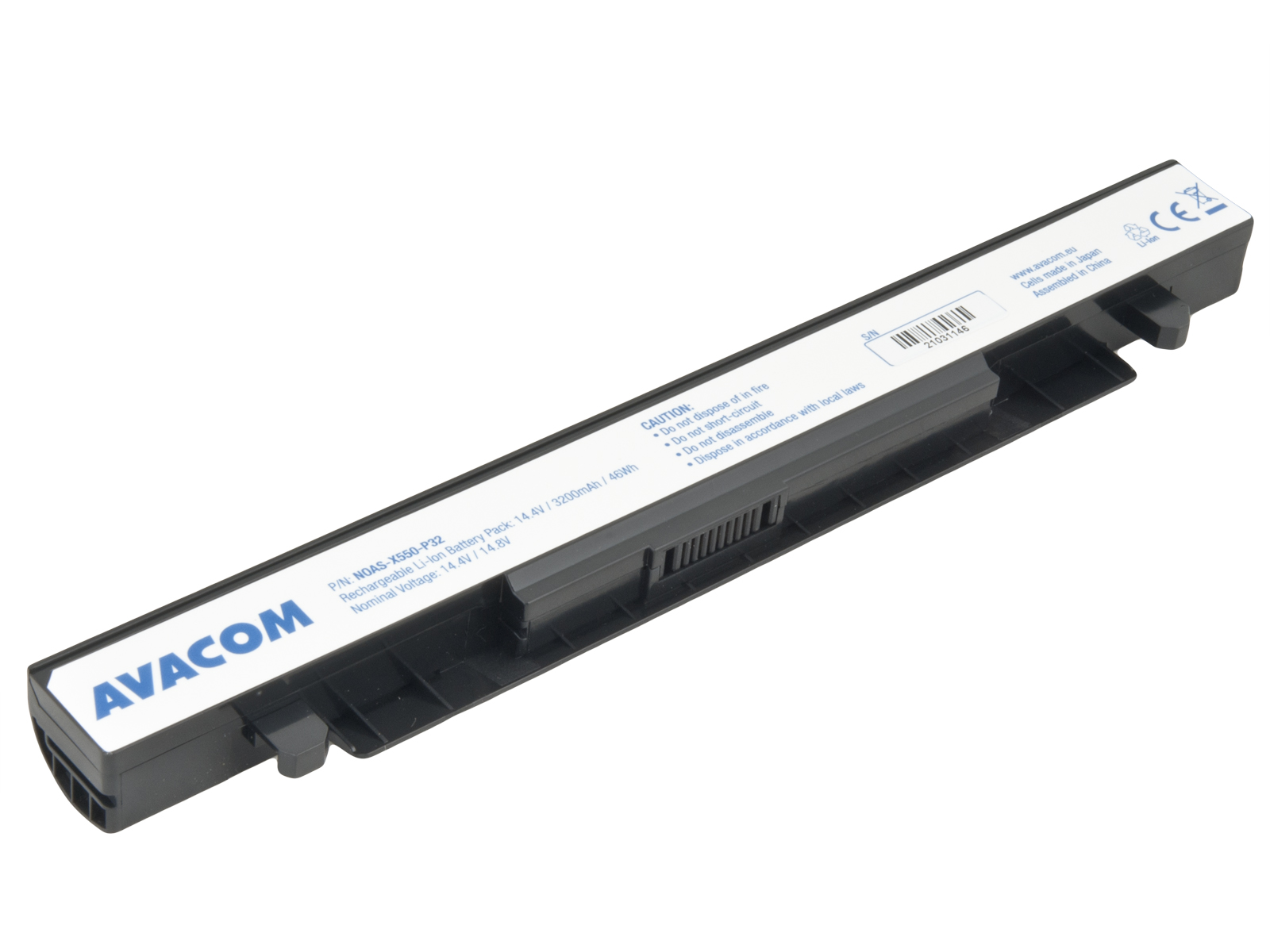 Batéria AVACOM pre Asus X550, K550, Li-Ion 14, 4 V 3200mAh 46Wh