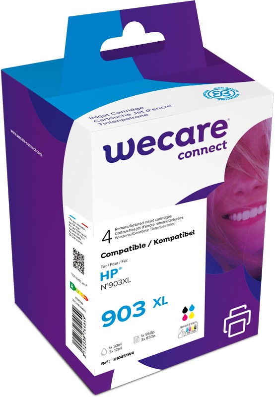 WECARE ARMOR ink sada kompatibilná s HP 3HZ51AE, CMYK/ HC