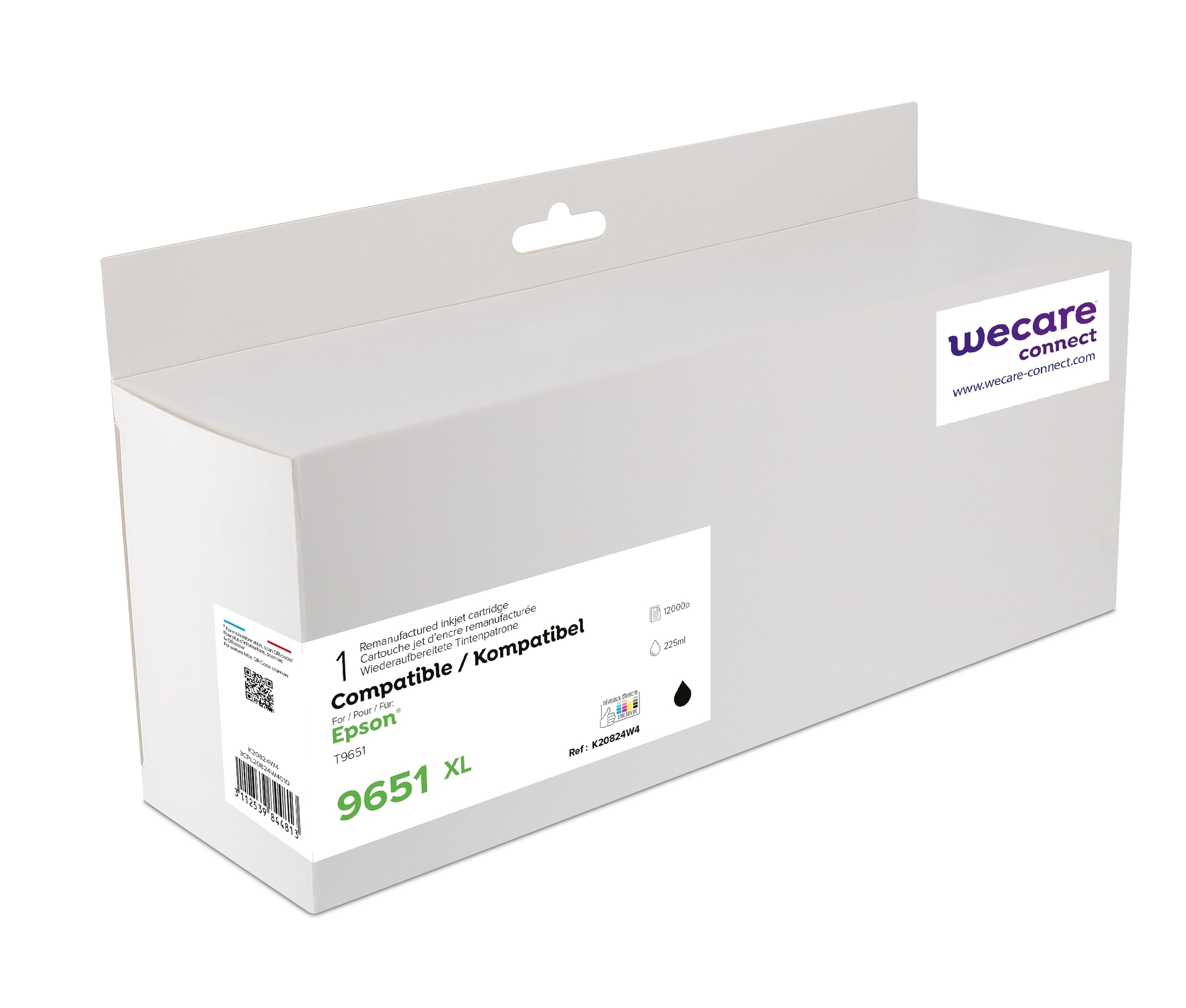 WECARE ARMOR ink kompatibilný s EPSON C13T965140, čierna/ black