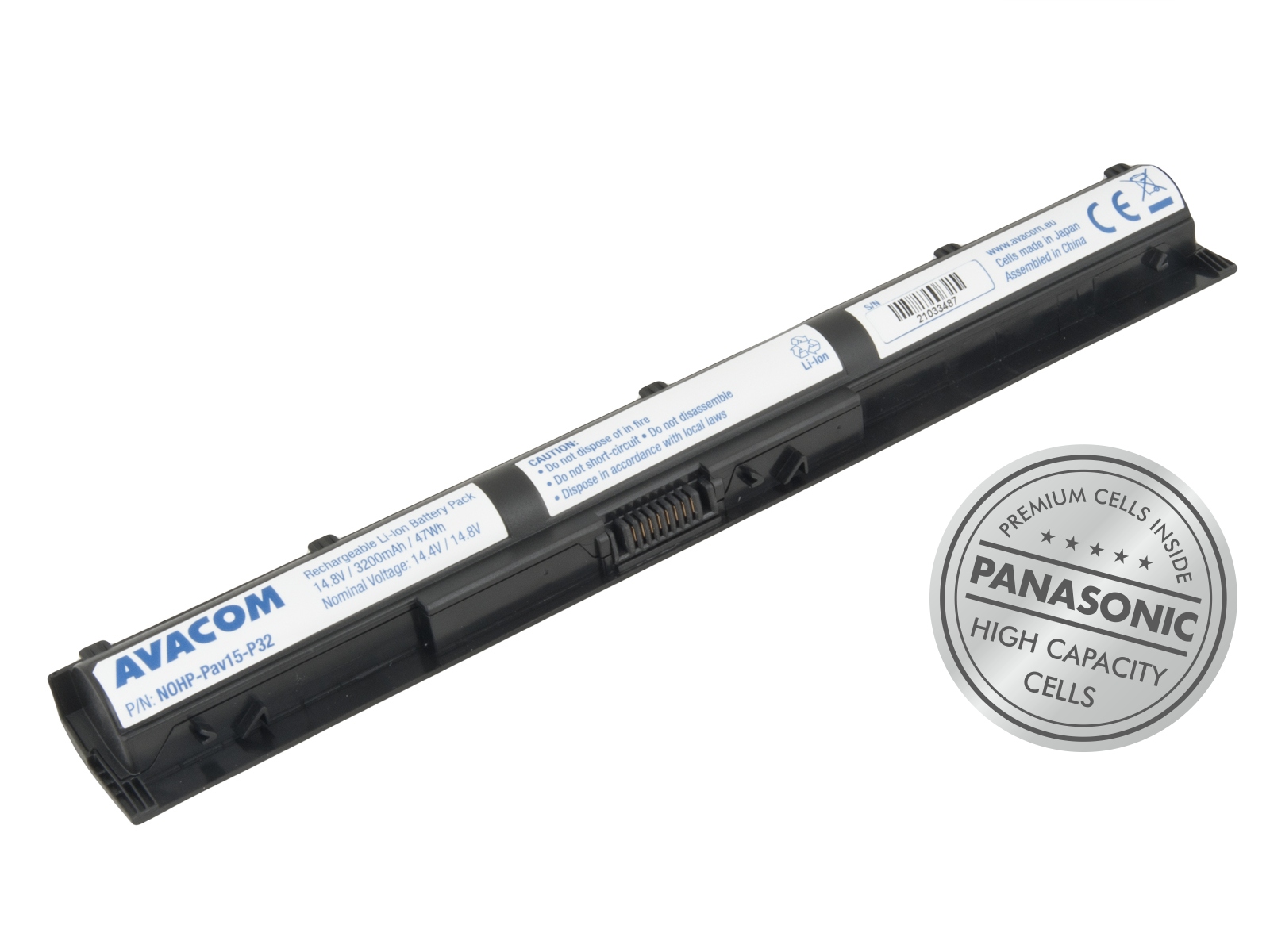 Batéria AVACOM pre HP Pavilion 15 series Li-Ion 14, 8 V 3200mAh 47Wh