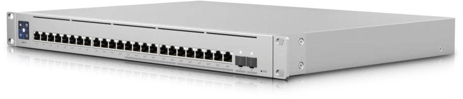 Ubiquiti UniFi Industrial Switch 24x1000Mbps  PoE+, L3, (12) 2.5G RJ45 ports with PoE+ for WiFi 6 APs, (12) Gigabit RJ45 