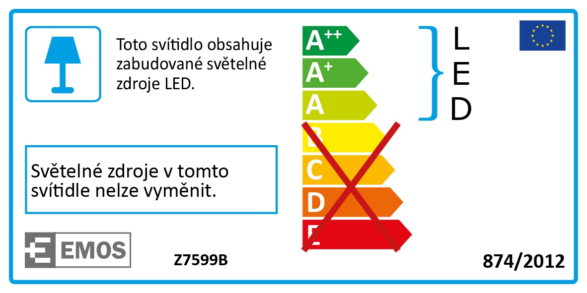 LED STOLNÍ LAMPA EDDY ČERNÁ 