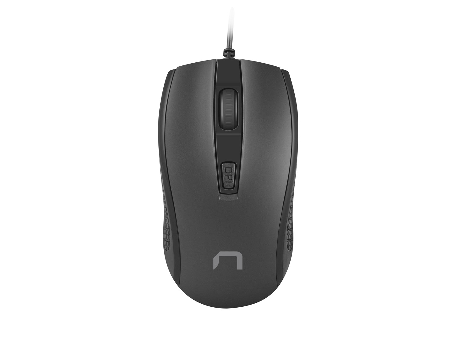 Natec optická myš HOOPOE 2/ 1600 DPI/ Kancelárska/ Optická/ 1 600 DPI/ Drôtová USB/ Čierna 