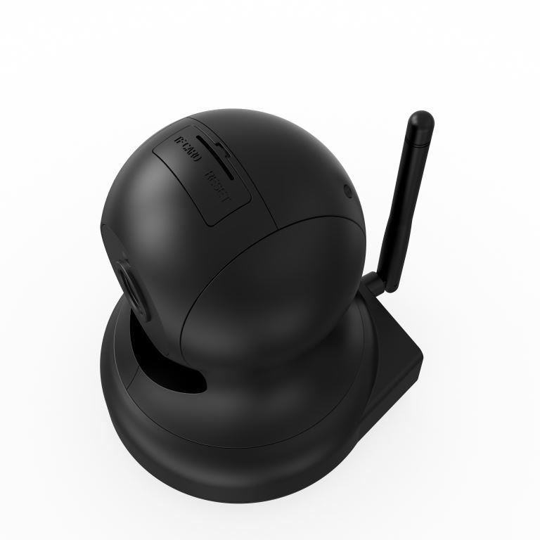 iGET SECURITY EP15 - WiFi rotačná IP FullHD 1080p kamera, nočná LED, microSD, pre alarmy iGET M4 a M5 