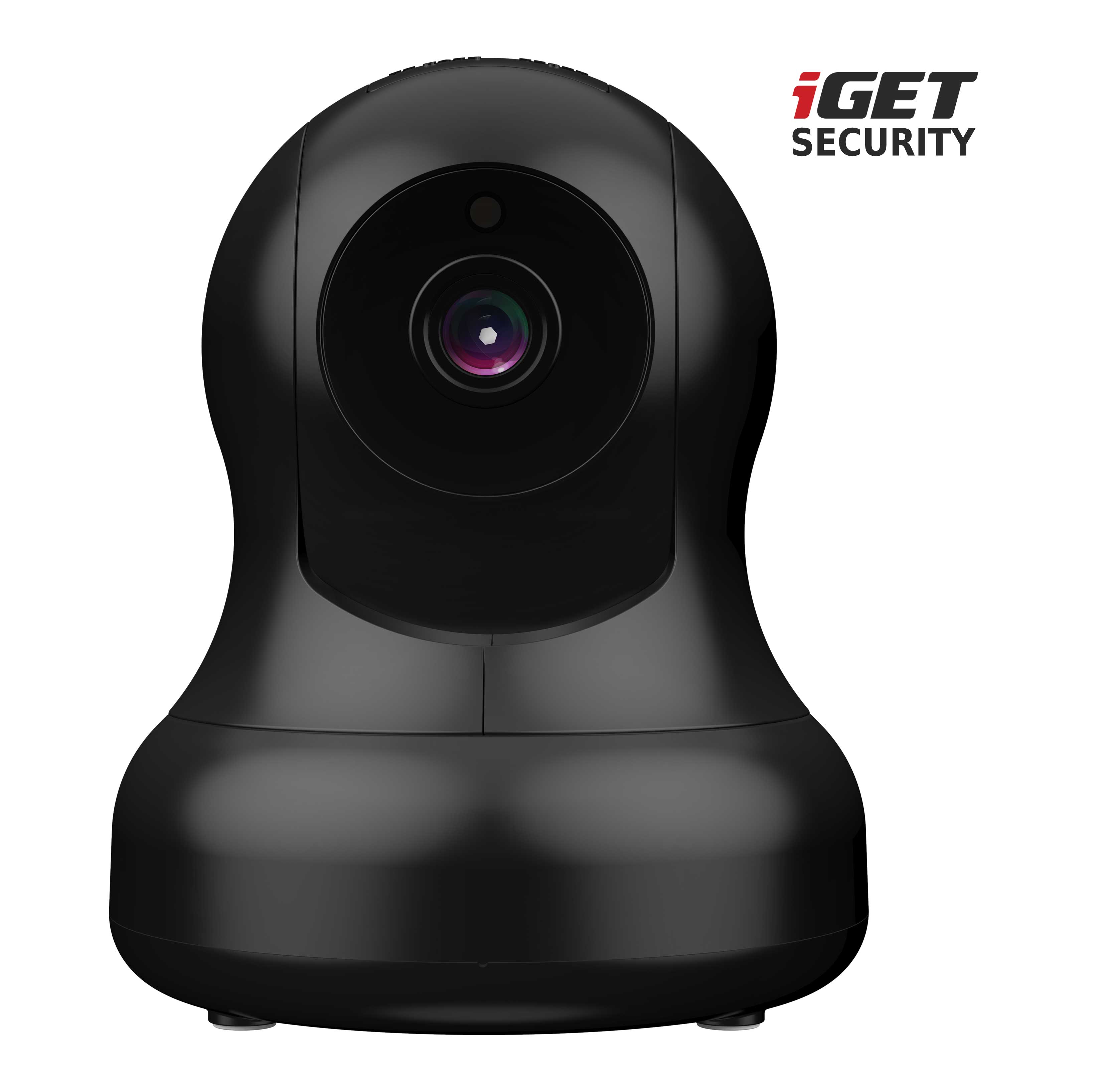 iGET SECURITY EP15 - WiFi rotačná IP FullHD 1080p kamera, nočná LED, microSD, pre alarmy iGET M4 a M5