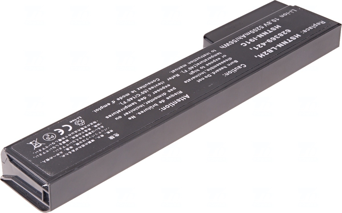 Batéria T6 Power pre HP ProBook 6360b, 6460b, 6470b, 6560b, 6570b, 8460, 8470, 5200mAh, 56Wh, 6cell 