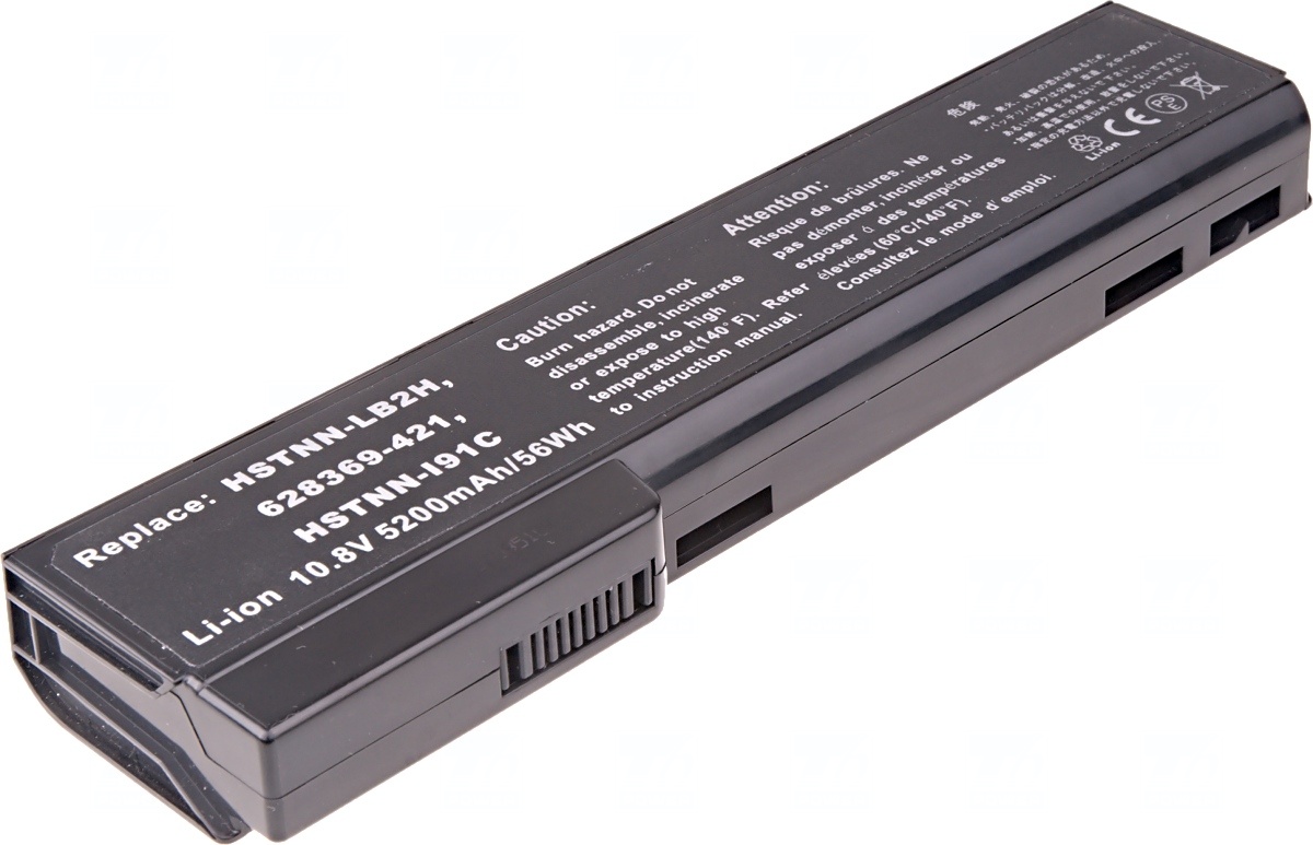 Batéria T6 Power pre HP ProBook 6360b, 6460b, 6470b, 6560b, 6570b, 8460, 8470, 5200mAh, 56Wh, 6cell