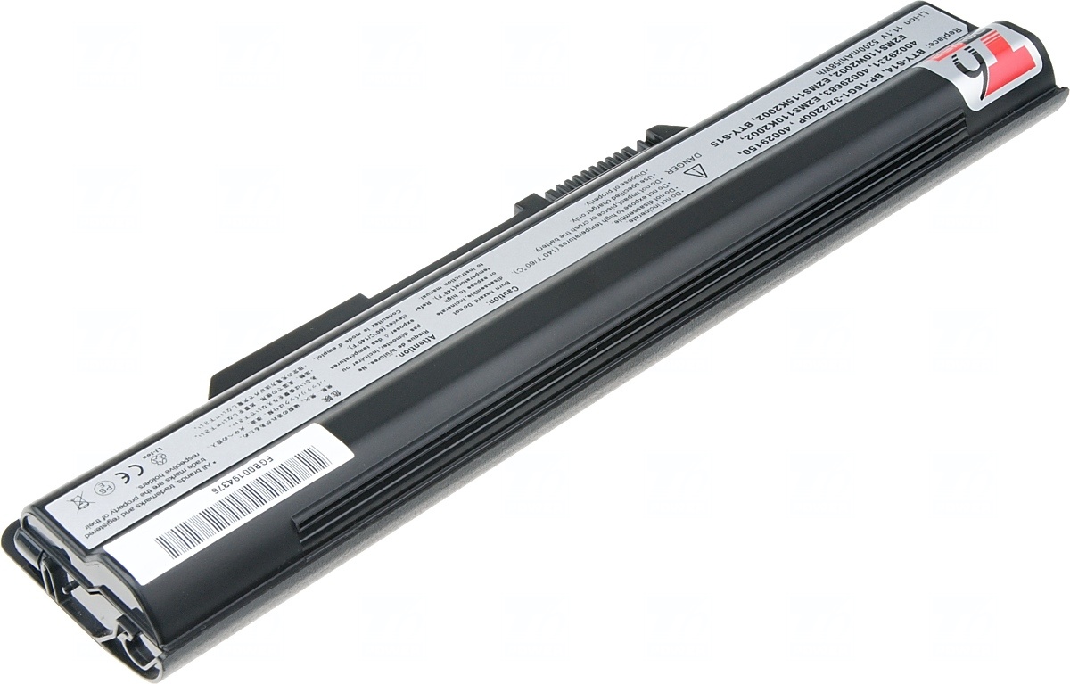 Batéria T6 Power MSI CX650, FR610, FR620, FR700, FX400, FX600, FX610, FX700, 5200mAh, 58Wh, 6cell 