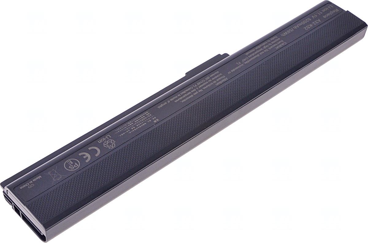 Batéria T6 Power pre Asus A42, A52, B53, K42, K52, P52, N82, X42, X52, 5200mAh, 58Wh, 6cell 