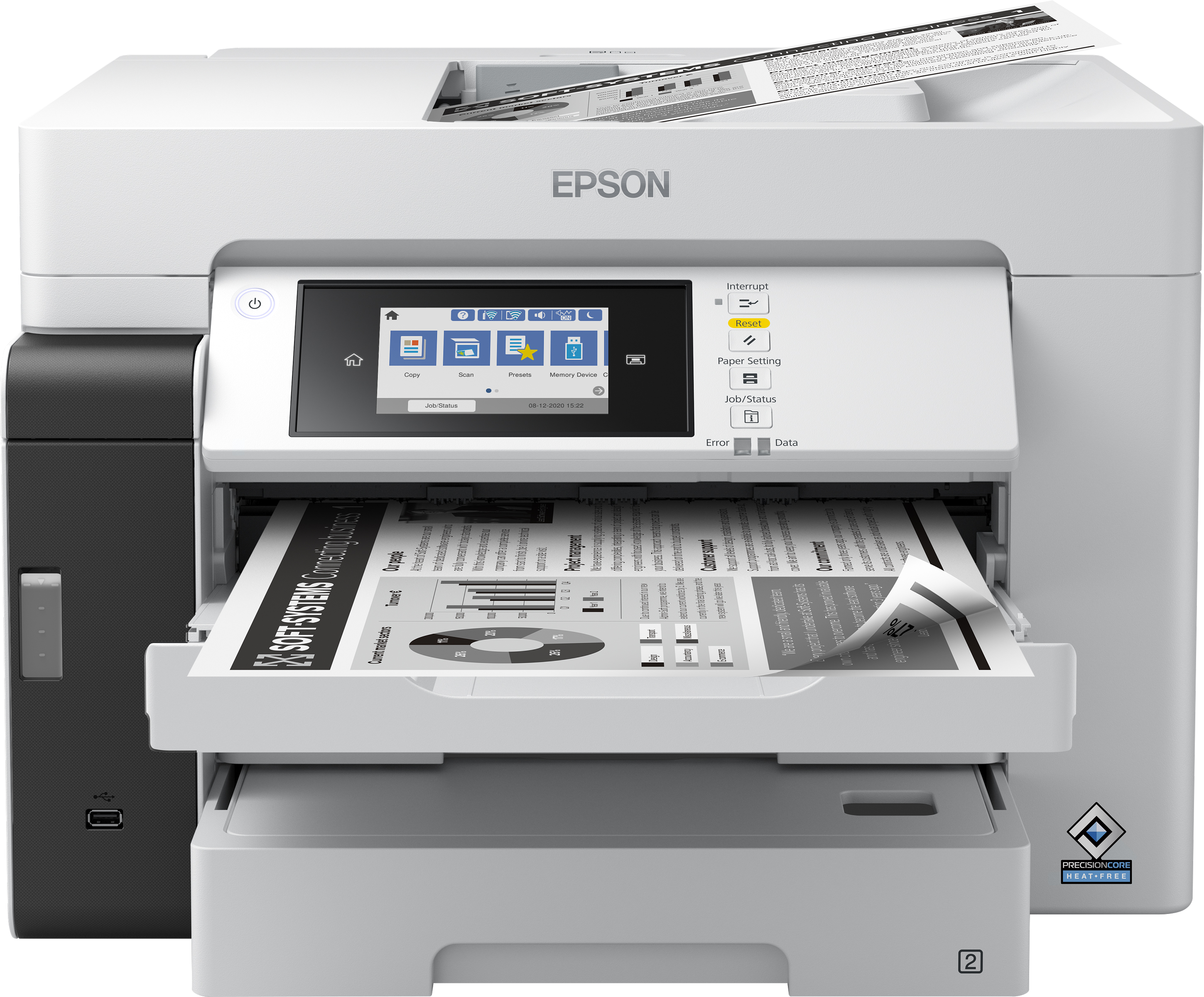EPSON EcoTank M15180, 3v1, 4800x1200dpi, A3, USB, 25PPM,  Trade In 3000 Kč
