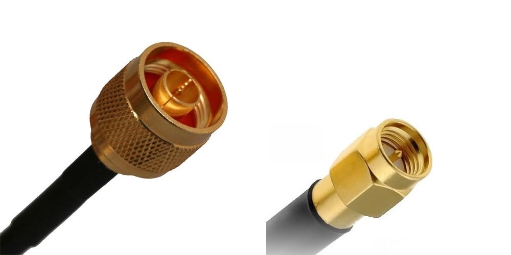 Pigtail RF240 0, 5m - N male / SMA male
