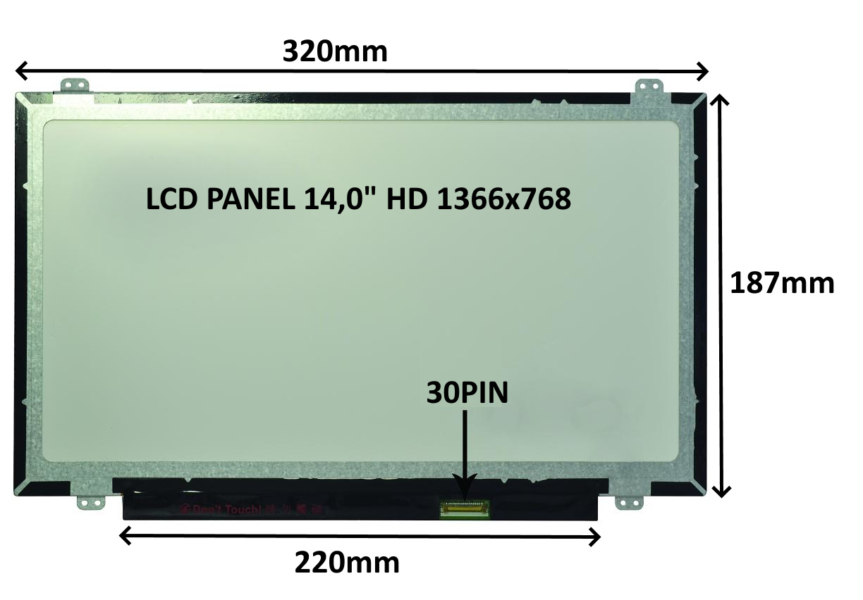 LCD PANEL 14, 0