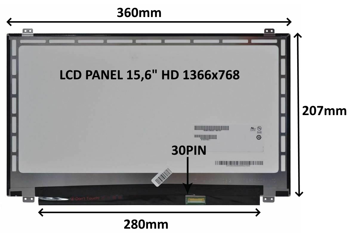 LCD PANEL 15, 6