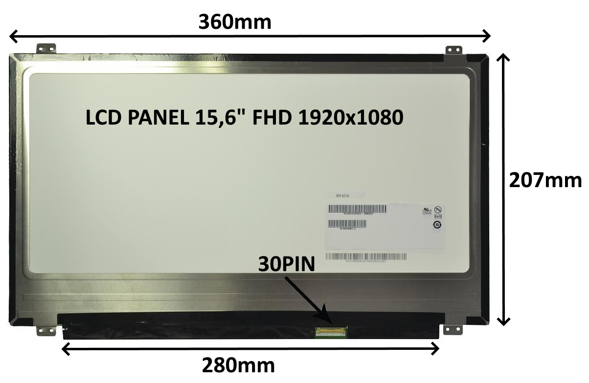 LCD PANEL 15, 6