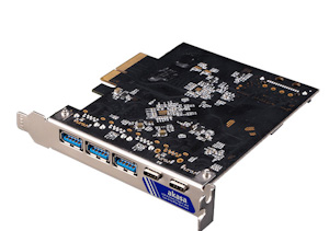 AKASA PCIe karta 2xUSB 3.2 Gen 2 Type-C a 3xType-A