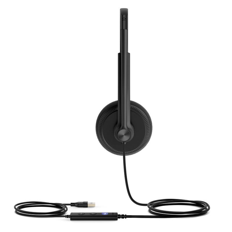 Yealink UH34 Lite Dual náhlavná súprava na obe uši s USB konektorom pre Teams 