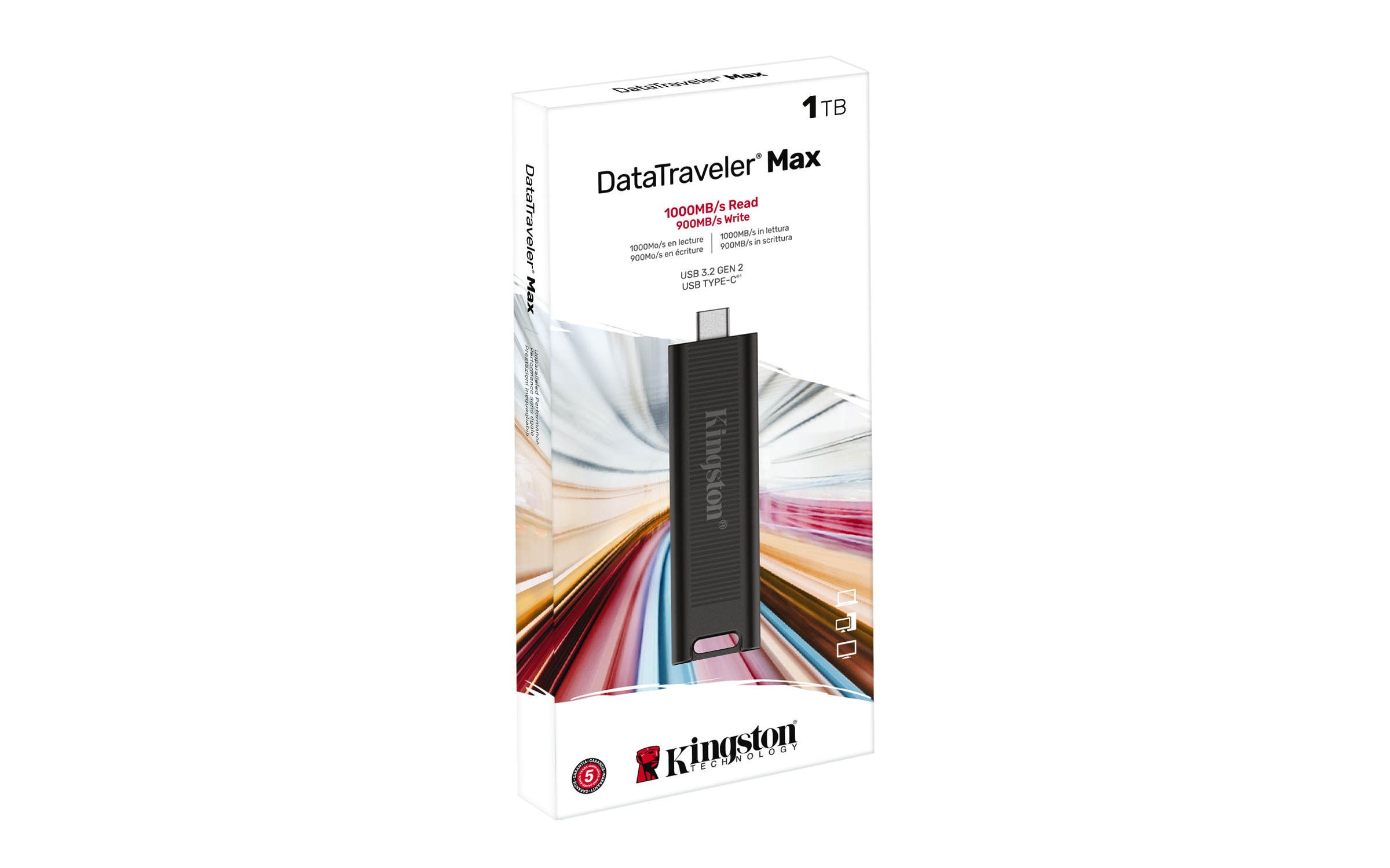 1TB Kingston DT Max USB-C 3.2 gen. 2 