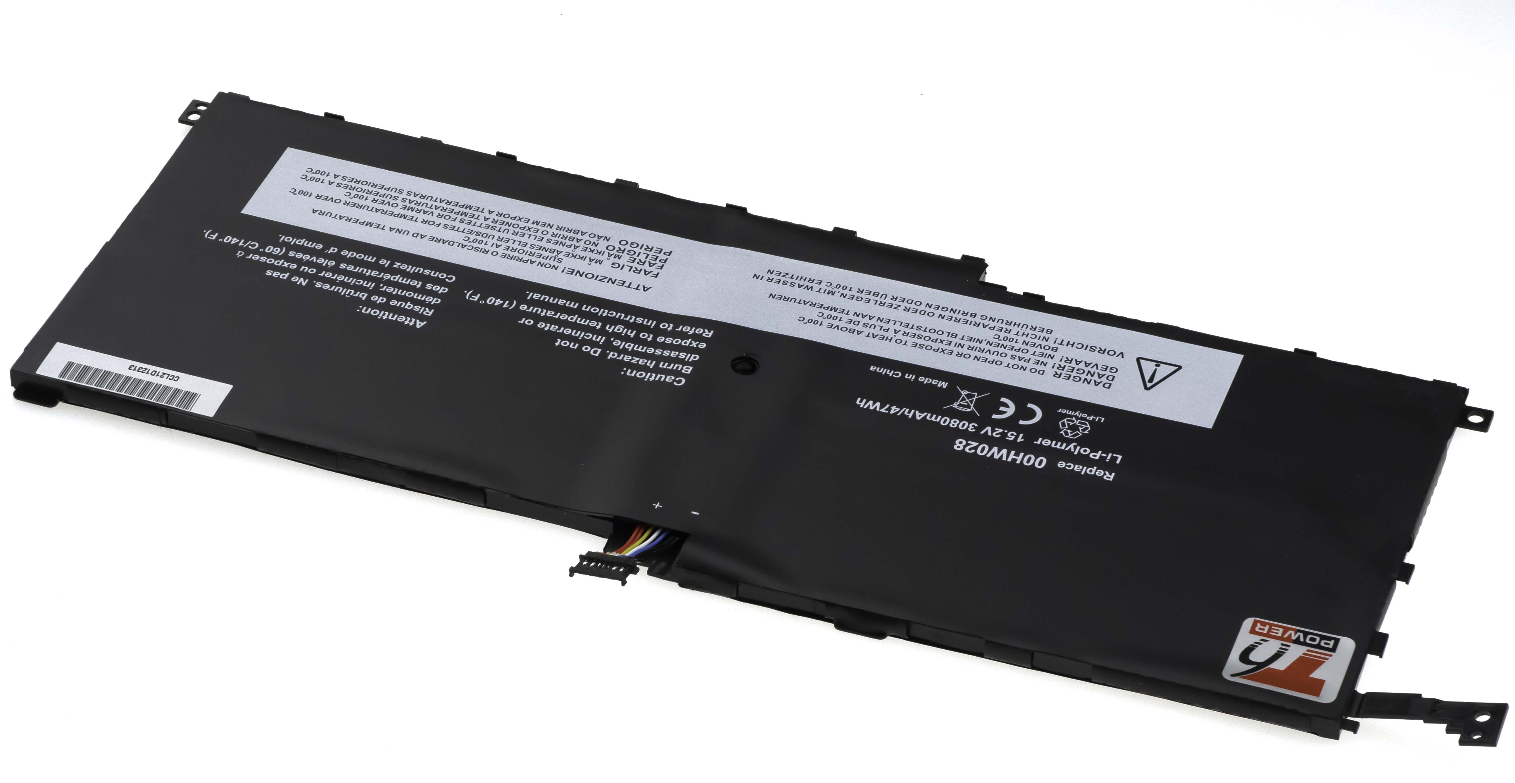 Batéria T6 Power pre Lenovo ThinkPad X1 Carbon 4th Gen, X1 Yoga, 3080mAh, 47Wh, 4cell, Li-Pol 