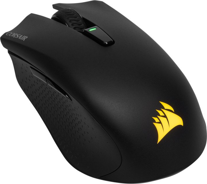 CORSAIR Harpoon PRO/ Herná/ Optická/ Pre pravákov/ 10 000 DPI/ Drôtová+bezdrôtová/ Čierna 