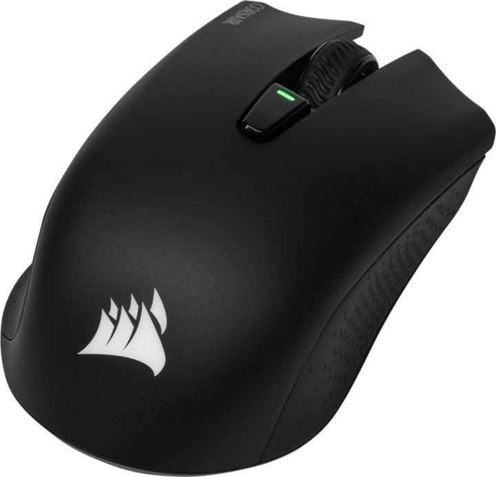 CORSAIR Harpoon PRO/ Herná/ Optická/ Pre pravákov/ 10 000 DPI/ Drôtová+bezdrôtová/ Čierna 