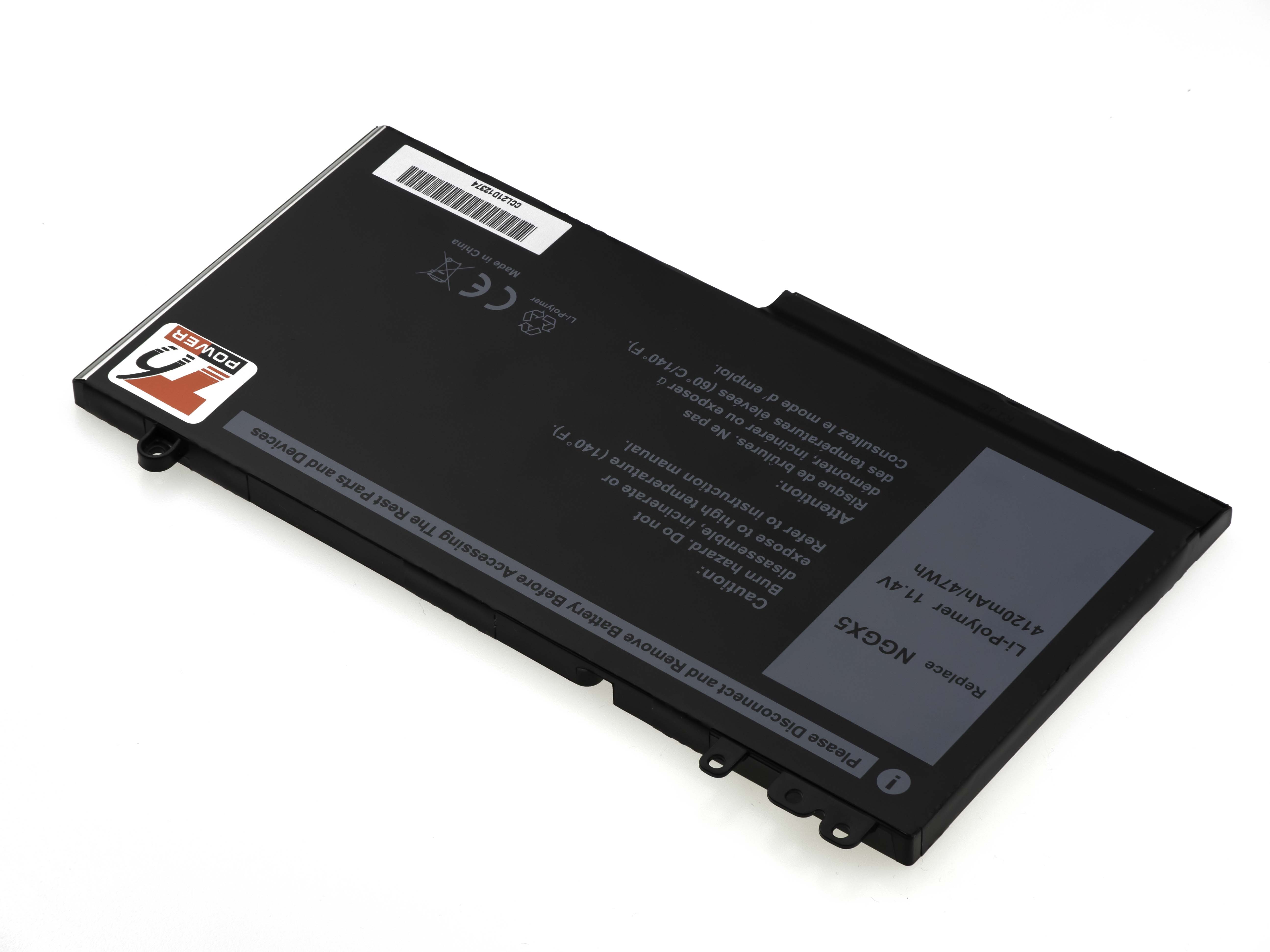 Baterie T6 Power Dell Latitude E5270, E5470, 4120mAh, 47Wh, 3cell, Li-pol 